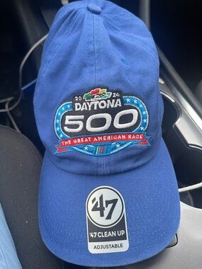 '47 Royal Blue Daytona 500 Embroidered Cap